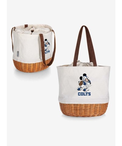 Disney Mickey NFL Colts Willow Canvas Tote Bag for Sports & Market