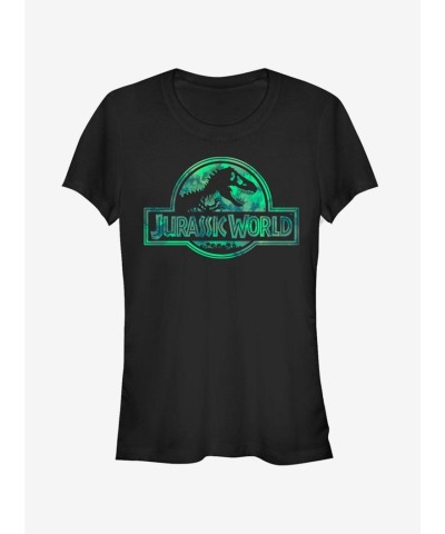 Jurassic World Tie Dye T-Shirt for Girls - Black