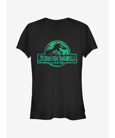 Jurassic World Tie Dye T-Shirt for Girls - Black
