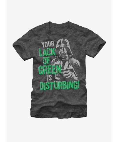 Star Wars Lack of Green Heather Charcoal T-Shirt - Unisex
