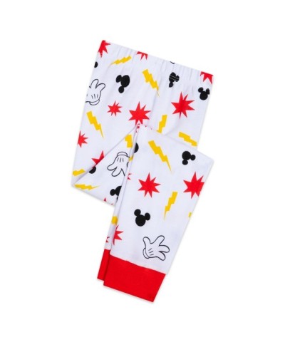 Mickey Mouse Snuggly Pajama Set for Kids