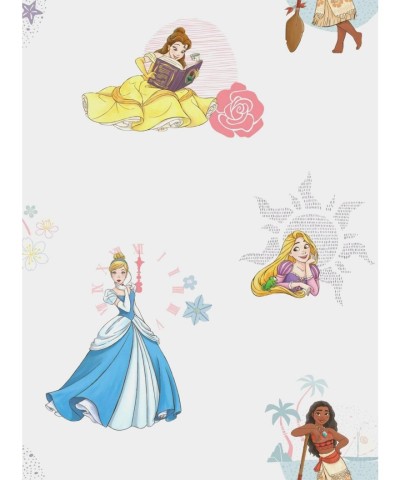 Disney Princess White & Blue Power Peel and Stick Wall Mural