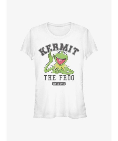 Disney Girls Kermie Muppets Lightweight Tee - White