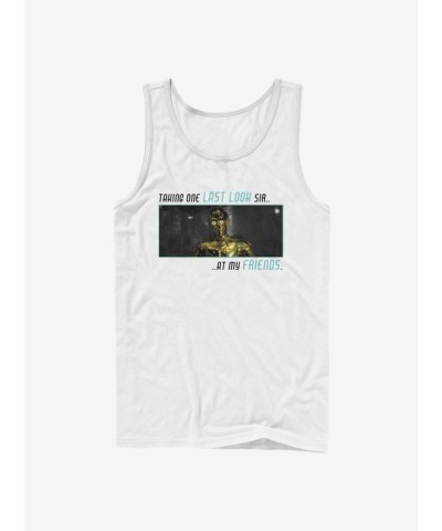 Star Wars Iconic White Tank Top for Men