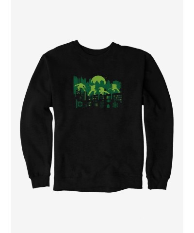 Teenage Mutant Ninja Turtles Men's NYC Skyline Fleece Sweatshirt