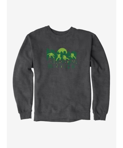 Teenage Mutant Ninja Turtles Men's NYC Skyline Fleece Sweatshirt