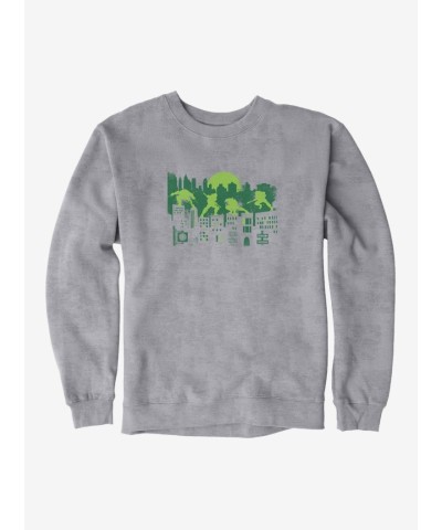 Teenage Mutant Ninja Turtles Men's NYC Skyline Fleece Sweatshirt
