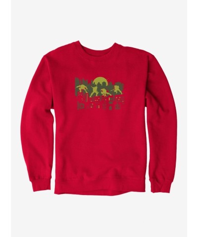 Teenage Mutant Ninja Turtles Men's NYC Skyline Fleece Sweatshirt