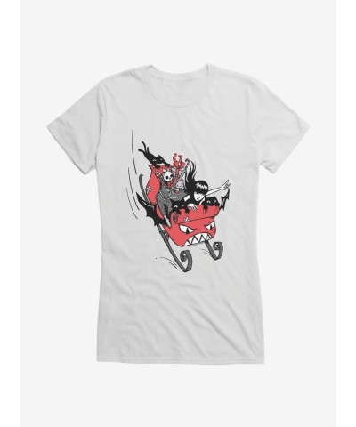 Emily Strange Bah Humbug Lightweight Girls T-Shirt