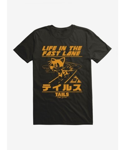 Sonic The Hedgehog Tails Fast Lane Lightweight Cotton T-Shirt for Men