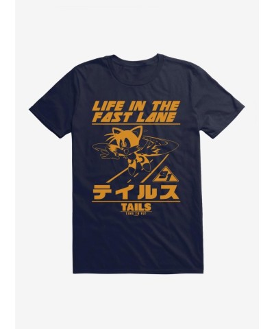 Sonic The Hedgehog Tails Fast Lane Lightweight Cotton T-Shirt for Men