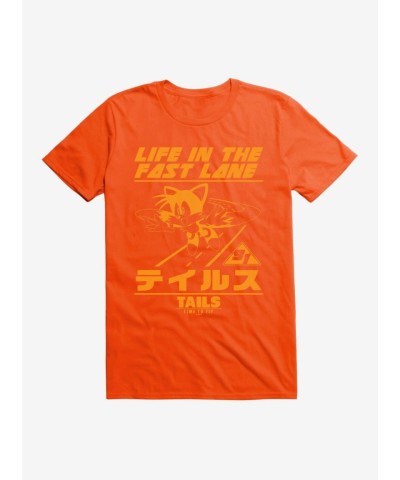Sonic The Hedgehog Tails Fast Lane Lightweight Cotton T-Shirt for Men