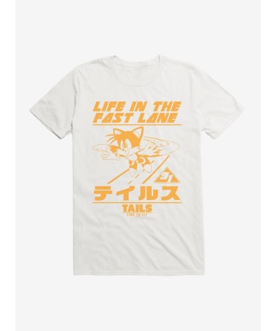Sonic The Hedgehog Tails Fast Lane Lightweight Cotton T-Shirt for Men