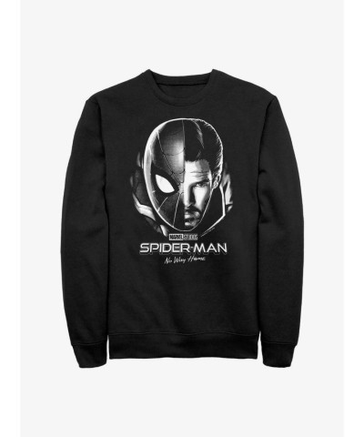 Marvel's No Way Home Magical Spider-Man Crewneck Sweatshirt - Men's Black