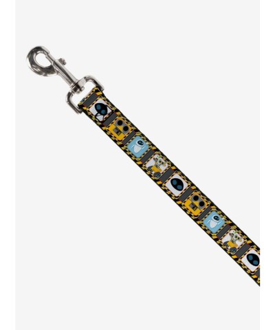 Disney Pixar Wall-E & Eve Inspired Pose Face Hazard Blocks Dog Leash