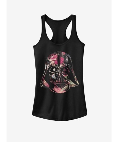 Star Wars Vintage Darth Vader Girls Tank Top - Black
