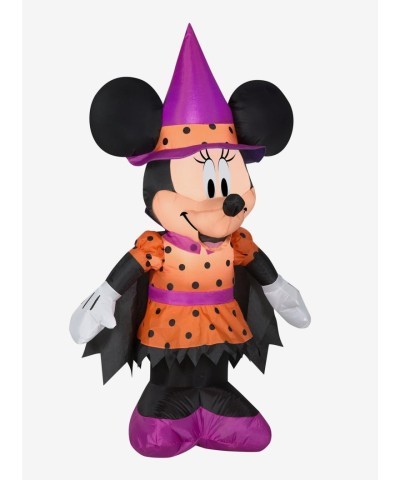 Disney Minnie Mouse Witch Inflatable Halloween Décor