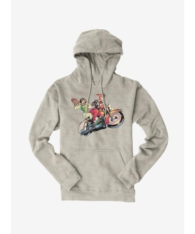 DC Comics Batman Harley Quinn Poison Ivy Hoodie - Men's Comfortable Joyride Fleece