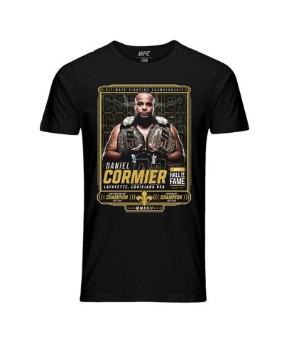 Men's Official UFC Daniel "DC" Cormier Hall of Fame Black T-Shirt