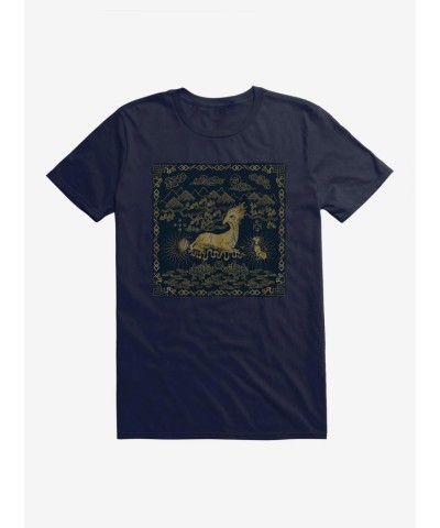 Fantastic Beasts Qilin Flying Print Men's T-Shirt