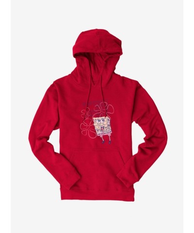 SpongeBob SquarePants Flattery Everywhere Men's Cotton Hoodie