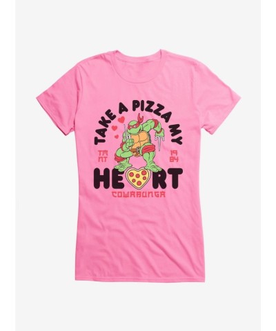 Teenage Mutant Ninja Turtles Pizza Heart Graphic Tee for Girls