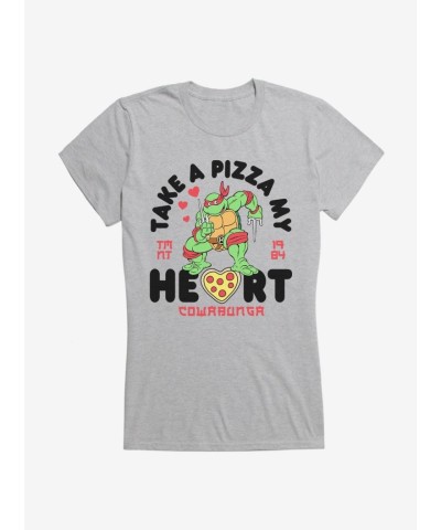 Teenage Mutant Ninja Turtles Pizza Heart Graphic Tee for Girls