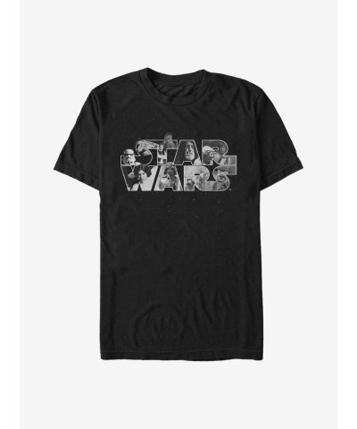 Star Wars Black Logo Unisex T-Shirt