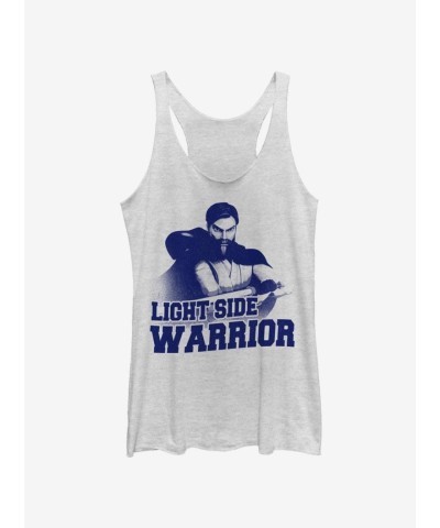 Star Wars The Clone Wars Light Side Warrior Tank Top for Girls - White
