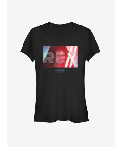 Rey from Star Wars: The Rise of Skywalker Girls T-Shirt - Black