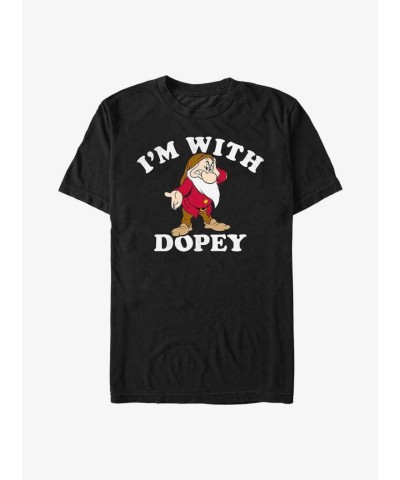 Disney Snow White Dopey Lover Unisex T-Shirt - Black