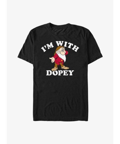 Disney Snow White Dopey Lover Unisex T-Shirt - Black