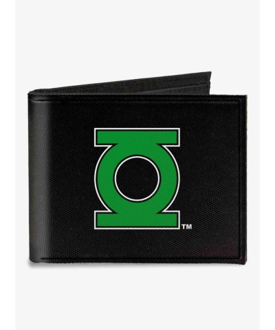 DC Comics Lantern Logo High-Density Canvas Men's Bifold Wallet