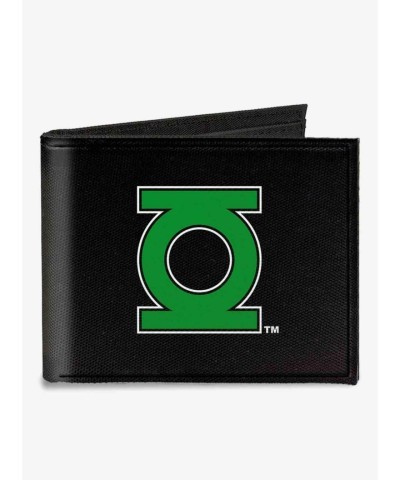 DC Comics Lantern Logo High-Density Canvas Men's Bifold Wallet