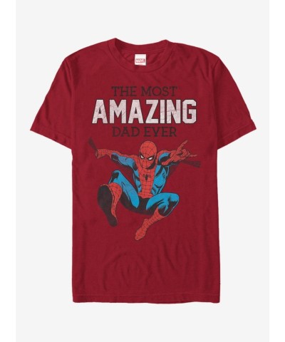 Marvel Dad Figure T-Shirt in Grey - Heroic Edition
