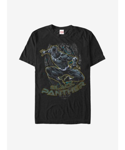 Marvel Black Panther Mask Outline Unisex T-Shirt