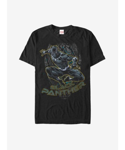 Marvel Black Panther Mask Outline Unisex T-Shirt