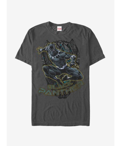 Marvel Black Panther Mask Outline Unisex T-Shirt