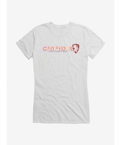 Harry Potter Gryffindor Courage Junior Girls T-Shirt