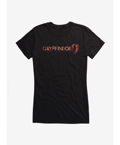 Harry Potter Gryffindor Courage Junior Girls T-Shirt