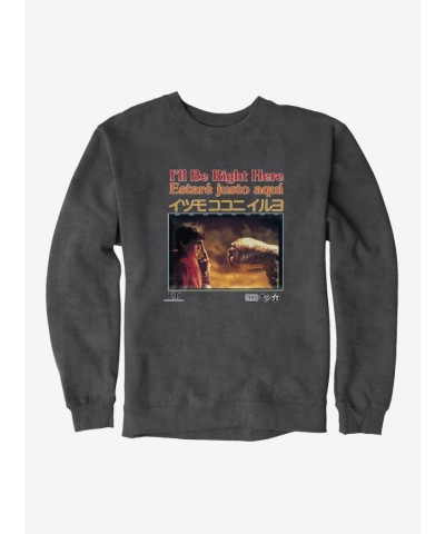 E.T. 40th Anniversary Sweatshirt - "I'll Be Right Here" Multi-Lang Men's Fleece Jacket