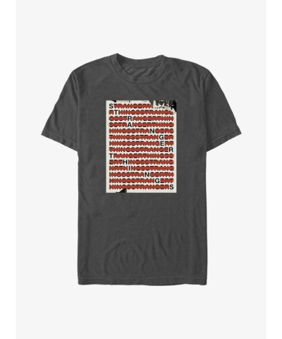 Stranger Things Grey T-Shirt for Men - Lightweight Cotton