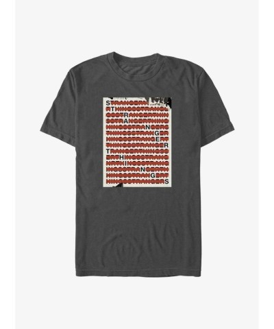 Stranger Things Grey T-Shirt for Men - Lightweight Cotton