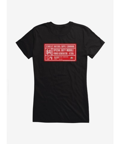 Star Trek DS9 Power Generator Tee for Girls