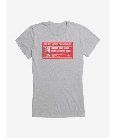 Star Trek DS9 Power Generator Tee for Girls