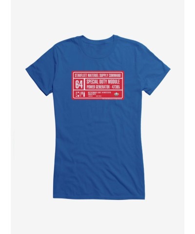 Star Trek DS9 Power Generator Tee for Girls