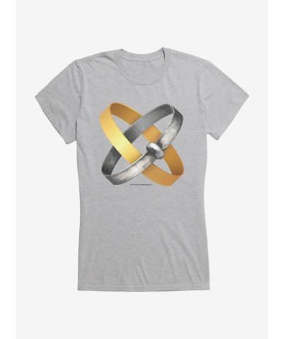Outlander Jamie Claire Rings Junior Girls T-Shirt