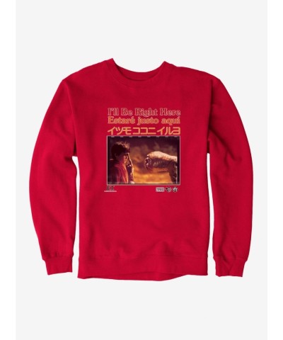 E.T. 40th Anniversary Sweatshirt - "I'll Be Right Here" Multi-Lang Men's Fleece Jacket