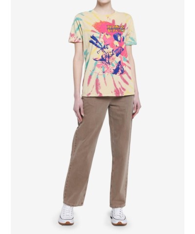 Cowboy Bebop Crew Favorite Characters Psychedelic Tie-Dye Junior T-Shirt