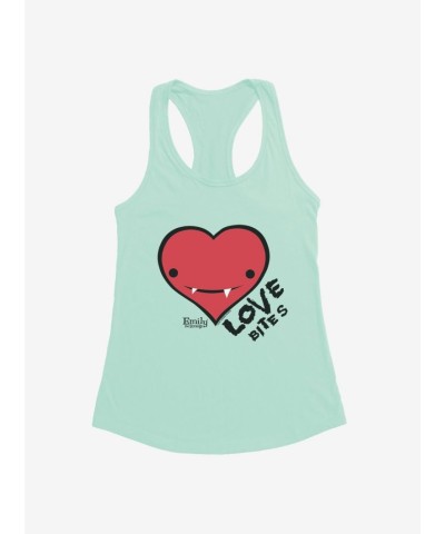 Emily Strange Love Bites Lightweight Cotton Polyester Girls Tank